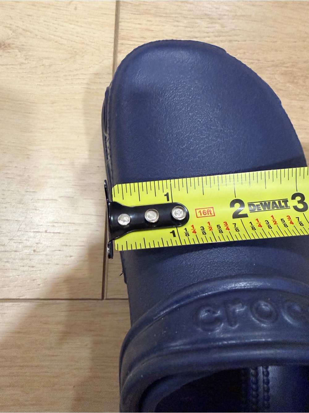 CROCS Classic Clogs Navy Blue Women’s 7 Men’s 5 - Picture 6 of 7
